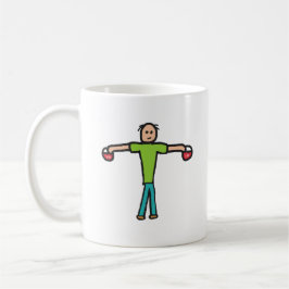 Kettlebells Kaffeetasse