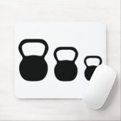 Kettlebells Mousepad (Mit Mouse)