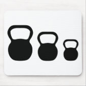Kettlebells Mousepad (Vorne)