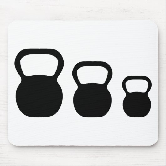 Kettlebells Mousepad (Vorne)