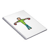 Kettlebells Notizblock (Rechte Seite)