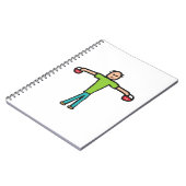 Kettlebells Notizblock (Linke Seite)