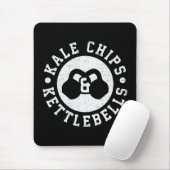 Kettlebells und Kale Chips - Funny Novelout Workou Mousepad (Mit Mouse)