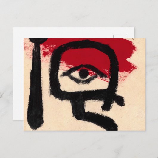 Kettledrummer von Paul Klee Postkarte (Vorne/Hinten)