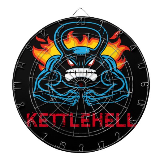 Kettlehell Dartscheibe (vorne)
