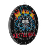 Kettlehell Dartscheibe (Vorderseite Links)