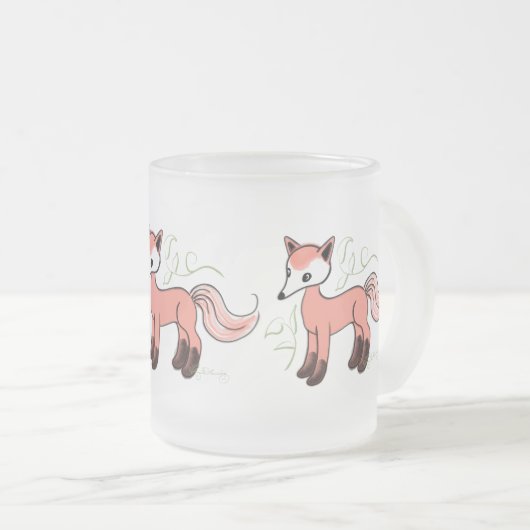 Kettu -- Niedlicher finnischer Fox Mattglastasse (VorderseiteRechts)