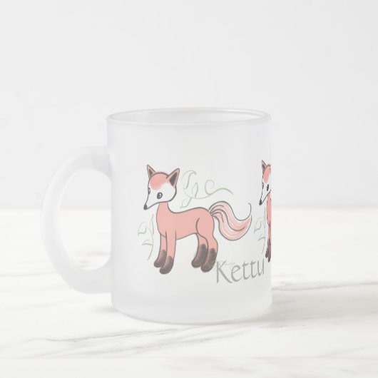 Kettu -- Niedlicher finnischer Fox Mattglastasse (Links)