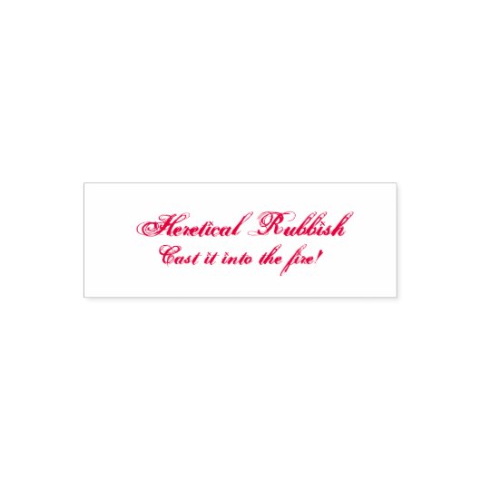 Ketzer - Bratet ihn ins Feuer! Permastempel (Design)