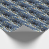 Keucheln, Schnee, Rentier Geschenkpapier (Ecke)