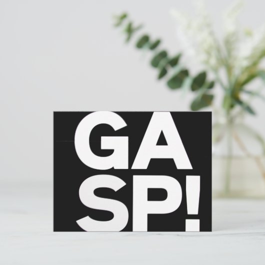 keuchen postkarte (Stehend Vorderseite)