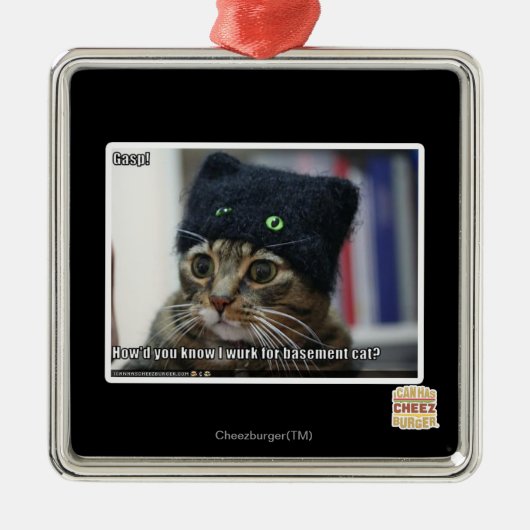 Keuchen! Silbernes Ornament (Vorne)