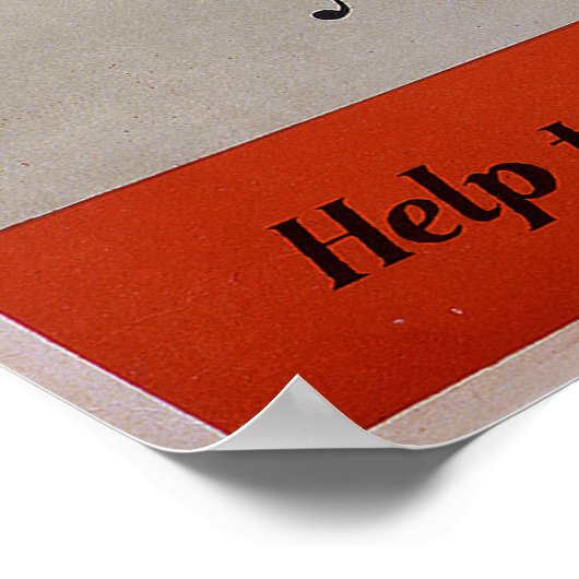 Keuchen und Niesen verbreiten Krankheiten - Straße Poster (Ecke)