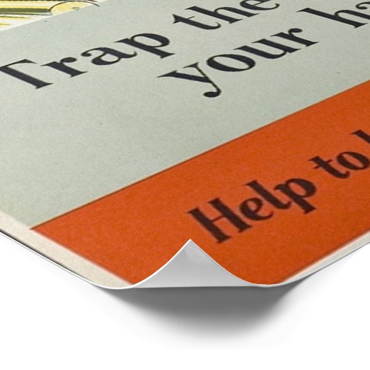 Keuchhusten und Niesen verbreiten Krankheiten Poster (Ecke)