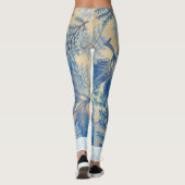 "Keucht Imitat-blaue Körper-mit Leggings (Rückseite)