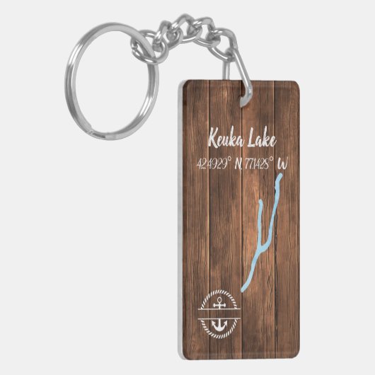 Keuka Lake Key Chain Schlüsselanhänger (Vorderseite links)