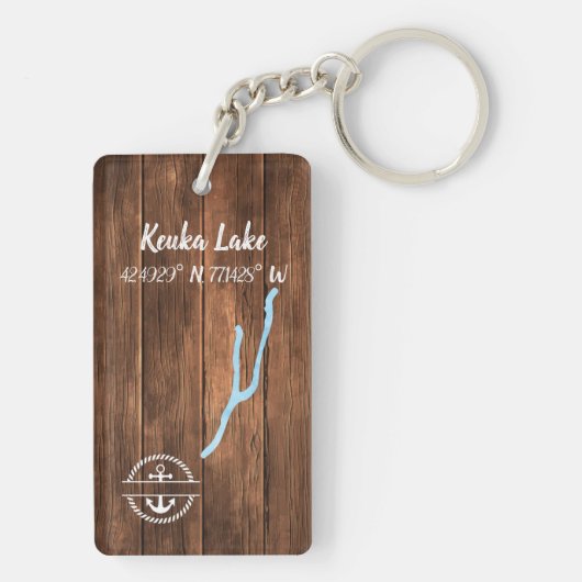 Keuka Lake Key Chain Schlüsselanhänger (Rückseite)