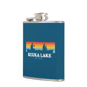 Keuka Lake New York Canoe Flachmann (Links)