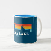 Keuka Lake New York Canoe Zweifarbige Tasse (VorderseiteRechts)