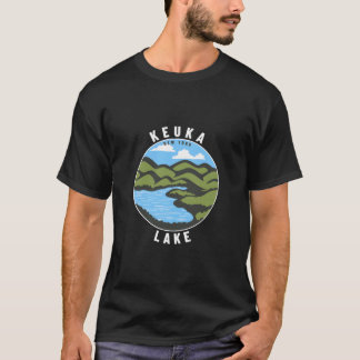 Keuka Lake New York Ny Badge Vacation T-Shirt