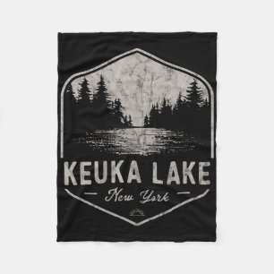 Keuka Lake New York Outdoor-Vintage Fleecedecke