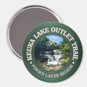 Keuka Lake Outlet Trail (Fahrrad c) Magnet (Vorderseite/Rückseite)