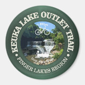 Keuka Lake Outlet Trail (Fahrrad c) Magnet (Vorne)