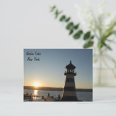 Keuka Lighthouse Postcard Postkarte (Stehend Vorderseite)