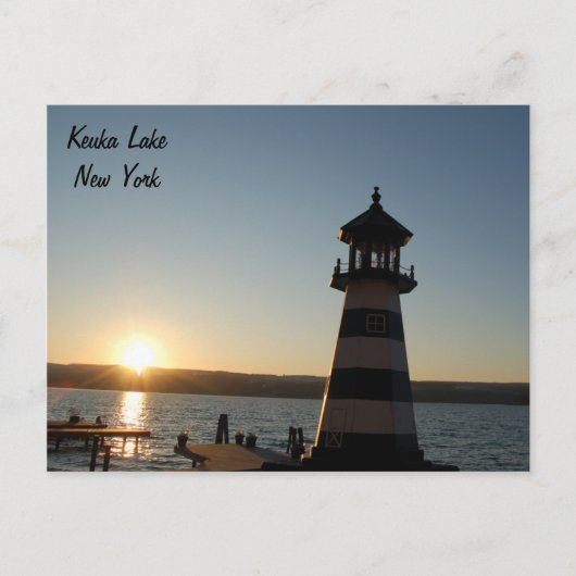 Keuka Lighthouse Postcard Postkarte (Vorderseite)