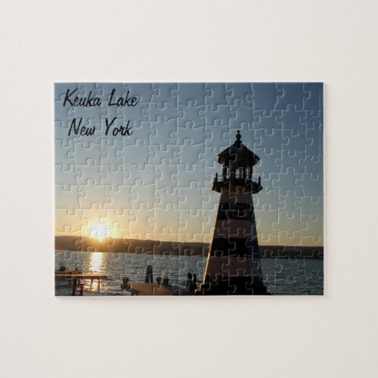 Keuka See-Leuchtturm-Puzzlespiel Puzzle (Horizontal)