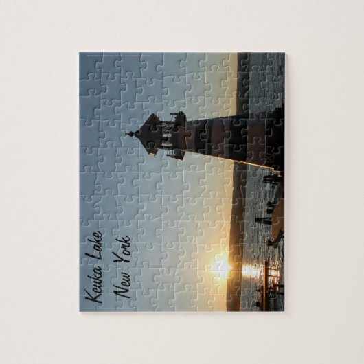 Keuka See-Leuchtturm-Puzzlespiel Puzzle (Vertikal)