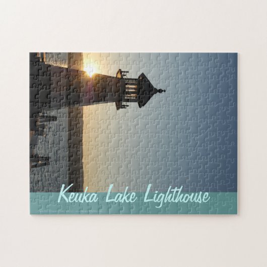 Keuka See-Leuchtturm-Puzzlespiel Puzzle (Horizontal)