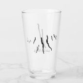 Keuka-See, NY-Getränkeglas Glas (Rückseite)
