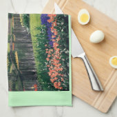 Keukenhof, ein Blumenbankett Handtuch (Viertel Falte)