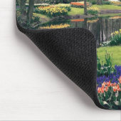 Keukenhof, ein Blumenbankett Mousepad (Ecke)