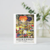 Keukenhof Gardens Holland Tulips Vintag Postkarte (Stehend Vorderseite)