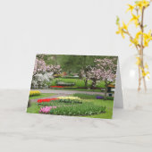 Keukenhof Gardens, Niederlande Karte (Gelbe Blume)