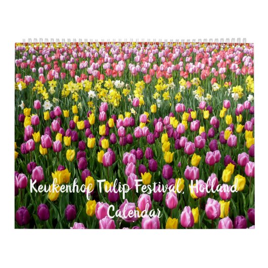 Keukenhof Tulip Festival, Holland - Kalender 2019 (Titelbild)