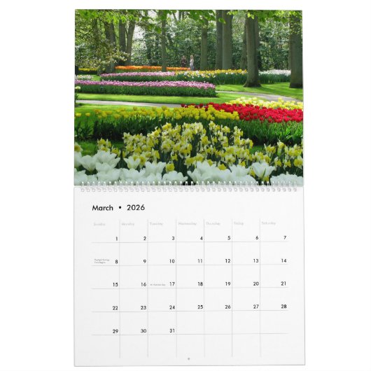 Keukenhof Tulip Festival, Niederlande Kalender (Mär 2026)