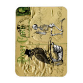 Keule und Skelett Magnet (Vertikal)