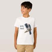 Keule zorniger Krähesatz T-Shirt (Vorne ganz)