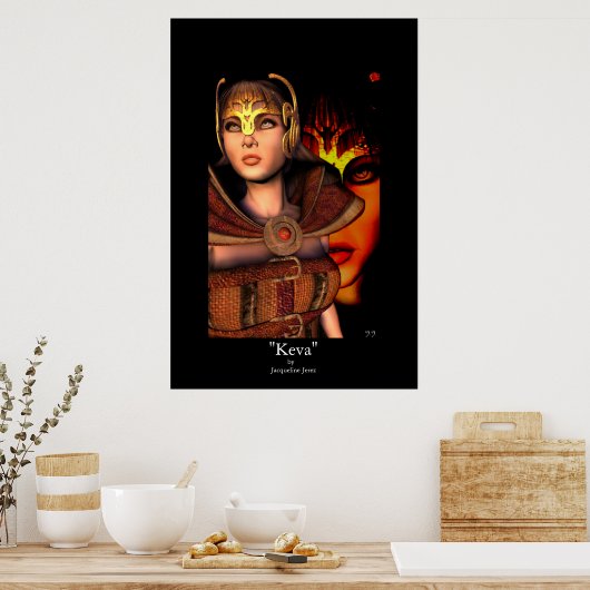 Keva - Warrior Queen Poster (Küche)