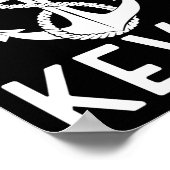 Kevin Boat Anchor Bootschiff Poster (Ecke)