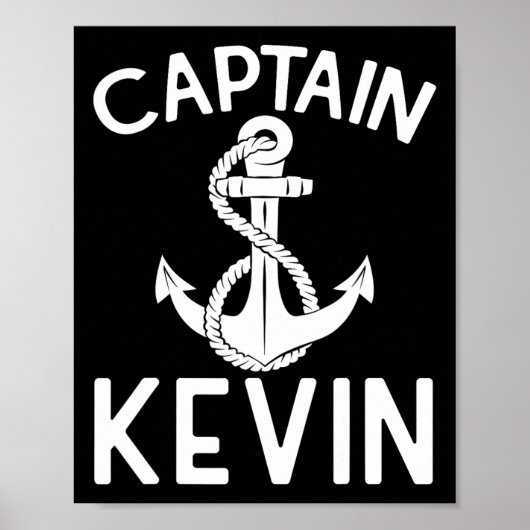 Kevin Boat Anchor Bootschiff Poster (Vorne)