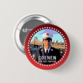 Kevin Coenen NYC Mayor 2017 Button (Vorne & Hinten)