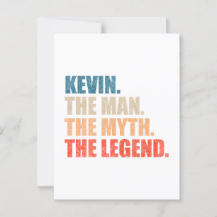 Kevin Der Mensch Der Mythos der Legende Postkarte