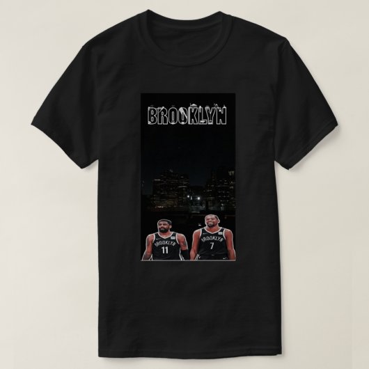 Kevin Durant Kyrie Irving Brooklyn Nets T-Shirt (Design vorne)