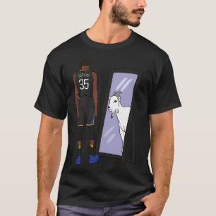 Kevin Durant Spiegel Ziege (Golden State) T-Shirt