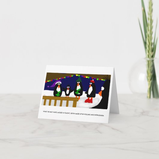 Kevin Feiertagskarte (Vorderseite)