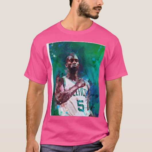 Kevin Garnett Celtics Mixed Media T-Shirt (Vorderseite)